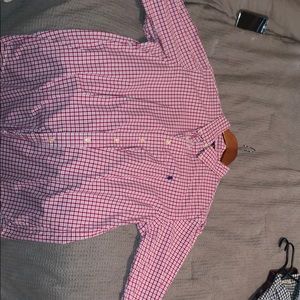 Red and white Ralph Lauren button down